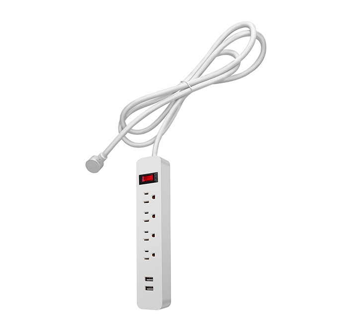 4 Outlets Usb Power Strip